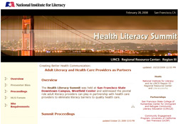 Health Literacy Summit